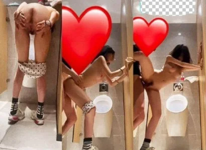 Em dẫn em người yêu vào WC vụng trộm